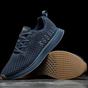 No Bull Navy Mesh Runners 9